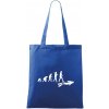 Evolúcia potápanie - Taška bavlnená - 42 x 38 cm ( Kráľovská modrá )