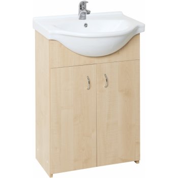 Multi Simple Kúpeľňová skrinka s umývadlom 55,5x42,4 cm breza SIMPLE55BR od  91,59 € - Heureka.sk