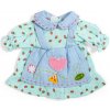 Bigjigs Toys Modré šaty s jahôdkami pre bábiku 28 cm