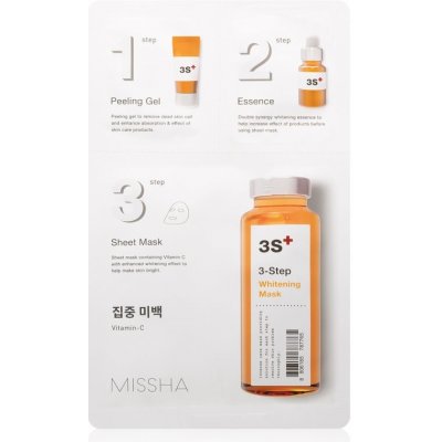 Missha 3-Step rozjasňujúca maska v troch krokoch 25 g