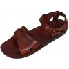 Faraon Sandals - Pánské kožené sandále Apopi, 48