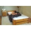 Posteľ masív Európa - JELŠA 90 x 200 cm + matrac RELAX + rošt ZADARMO
