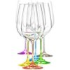 Bohemia Crystal Farebné poháre na červené víno Rainbow 40729/D4661/550ml (set po 6ks)