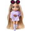 MATTEL Barbie® Extra minis blondínka s čiernymi okuliarmi so srdiečkami