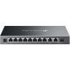 TP-LINK Omada 10-Port Gigabit Easy Managed Switch with 8-Port PoE+ PORT: 8× Gigabit PoE+ Ports, 1x Gigabit Non-PoE Ports, 1× Com ES210GMP