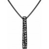 Prívesok z chirurgickej ocele Runy Futhark Bar Čierny - včetně řetízku 2 mm / 60 cm