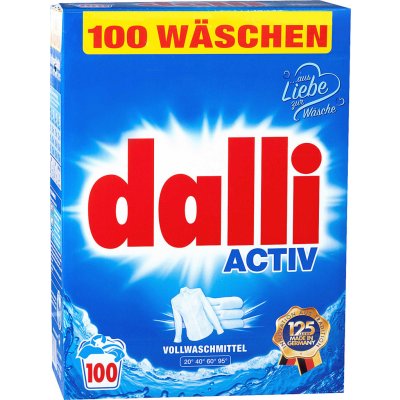 Dalli Activ prací prášok na biele prádlo 6,5 kg 100 praní
