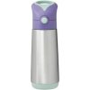 b.box Termoska na pitie so slamkou 500 ml - lilac pop