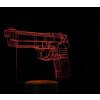 Beling 3D lampa, Pištol, 7 farebná S414