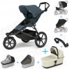 Set 7v1 Thule Urban Glide 3 Dark Slate s magnetickou sponou + pláštenka + ochranná sieť + madlo + korbička Soft beige + pláštenka + ochranná sieť na korbičku