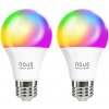 Smart LED žiarovka E27 9W RGB NOUS P3/2pack WiFi Tuya sada 2ks
