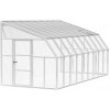 Rion Plastový skleník Rion Sun Room 49 Biela 570x258x266 cm