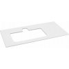 Sapho Brahea doska Rockstone 101 x 51,5 cm biela matná BL101-0101-L-80
