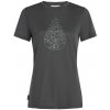 Dámske tričko Icebreaker Women Merino 150 Tech Lite SS Tee Hike Path Veľkosť: S / Farba: sivá
