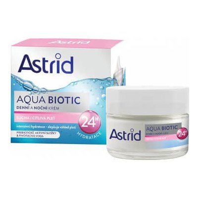 Astrid Denný a nočný krém pre suchú a citlivú pleť Aqua Biotic 50 ml
