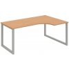 OFFICE PRO s.r.o. HOBIS kancelársky stôl tvarový, ergo ľavý - UE O 1800 60 L, buk