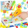 KIK KX7838 Mozaika dětské puzzle plastové bloky + šroubovák