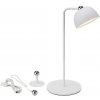 DIVERSE LED lampa 3v1 (stolová/nástenná/závesná) biela, pr.13 x 31 cm