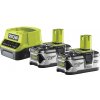 sada 2x 18 V lithium iontová baterie 4 Ah s nabíječkou RC18120 ONE+ Ryobi RC18120-240