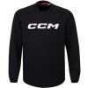CCM mikina CCM Locker Room Fleece Crew SR Senior čierna