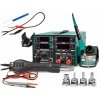 YIHUA 853D Kombinovaná spájkovacia stanica so zdrojom 0-15V / 3A + USB