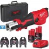 Aku hydraulický lis Milwaukee M12 ONEHPT-202C U-SET, s aku, kufrom, čeľuste, 4933481037