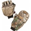 Carp Zoom Camou rukavice s odnímateľným krytrom prstov