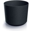 PROSPERPLAST Kvetináč TUBO ECO WOOD antracit 29,2cm