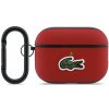 Lacoste Petit Pique Croc Logo Patch puzdro pre AirPods Pro 3 Red
