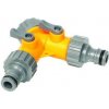 ROSA rozdvojka „Y“ s ventilmi, 2* nipel 45134