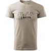 Profil kopca - Malá Fatra - Klasické pánske tričko vyššej gramáže - 4XL ( Ľadovo sivá )