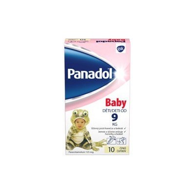 Panadol Baby čapíky 10x125 mg