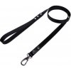 COBBYS PET Vodidlo z pravej kože čierne 120cm/20mm