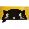 Home Elements Rohožka gumová kokosová Miau - žltá 32 x 68 cm