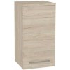 Mereo, Mereo Bino kúpeľňová skrinka horná 63 cm, pravá, Multidecor, Light Rock Hickory, MER-CN696LRH1