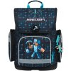 BAAGL Školská aktovka Ergo Minecraft Blue Axe