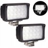 2X HALOGÉNOVÁ AUTO LAMPA PRACOVNÁ LED 45W REFLEKTOR SVETLOMET 12V 24V