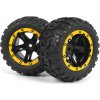BlackZon Kola kompletní 4 ks Slyder MT Žlutý (HPI540260)