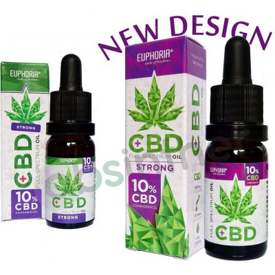 Euphoria CBD olej 10% 10 ml 1000 mg