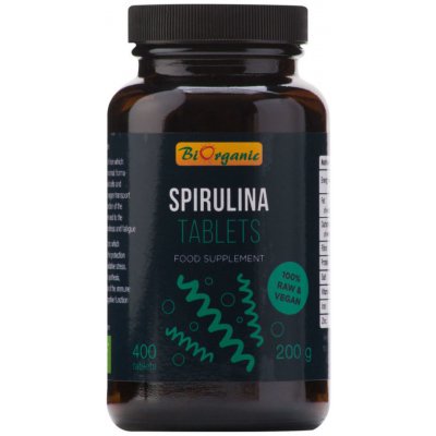 Biorganic Spirulina 200 g 400 tabliet