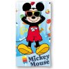 Faro Detská bavlnená osuška ROBIN Mickey Mouse 70x140 cm modrá