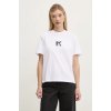 Karl Lagerfeld Jeans tričko dámske bavlnené A1W17031 biela XS