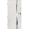 Vchodové dvere Hestia, 90 L, rozmer vr. zárubne: 1000 × 2070 mm, oceľ, ľavé, biele, plné, Z71550