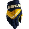 Hokejové rukavice Bauer Vapor FLY40 Navy/Gold Junior 10 palcov