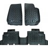 Podlahové rohože Ultimate, 4 Dvere, Predné, Zadné, Jeep Wrangler Unlimited JK