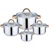 HAUS ROLAND sada nerezového nádobí 8 dílná, nerez