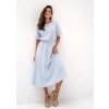 I love milk I love milk Mušelínové šaty midi modrá L