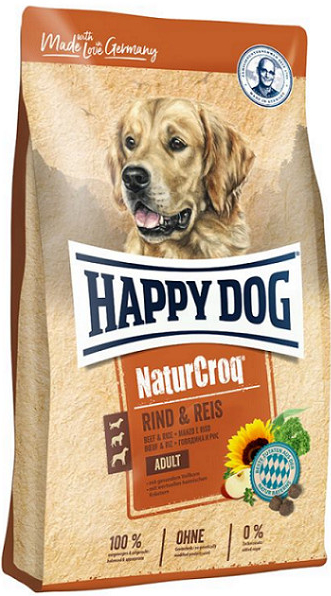 Happy Dog Premium NaturCroq hovädzie a ryža 1 kg
