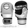 Sparingové MMA rukavice - Octagon - Metallic - strieborné