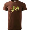 Had na vetve - Klasické pánske tričko vyššej gramáže - 3XL ( Čokoládová )